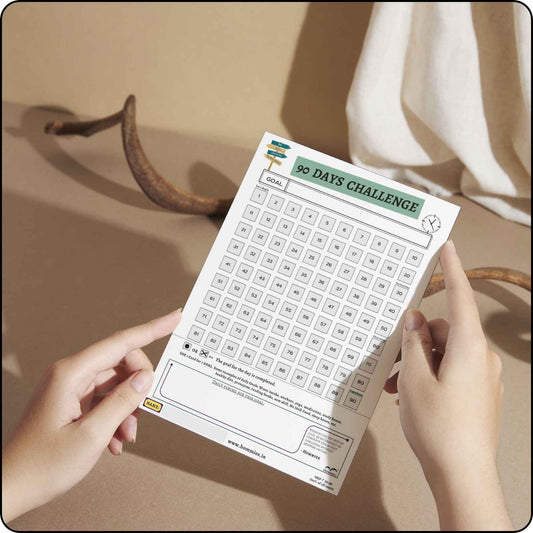 Wholesale and Corporate Gifting: 90 Days Challenge Cards | 1000 Packs (10 cards/pack)