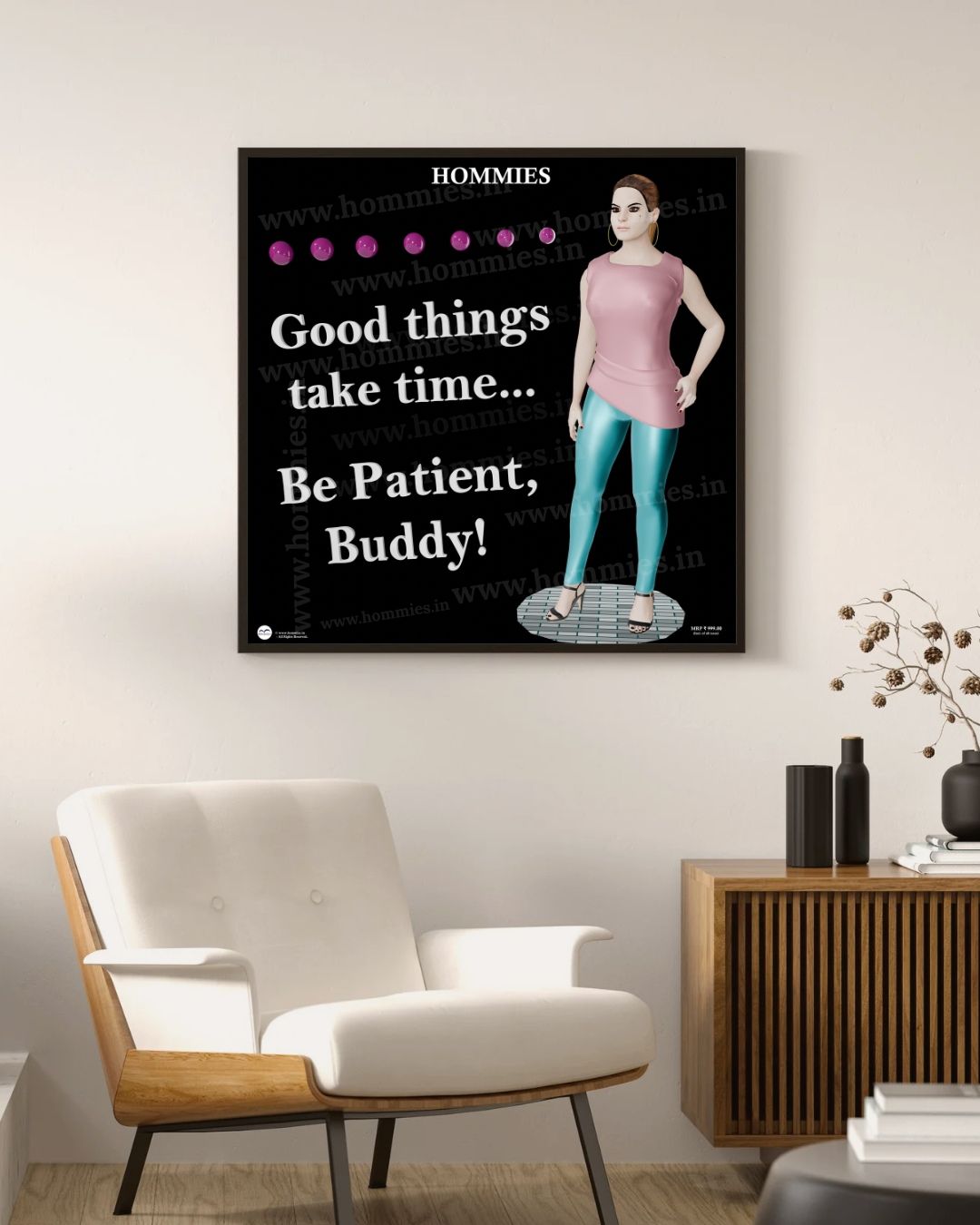 Good Things Take Time | Hommies Art Print