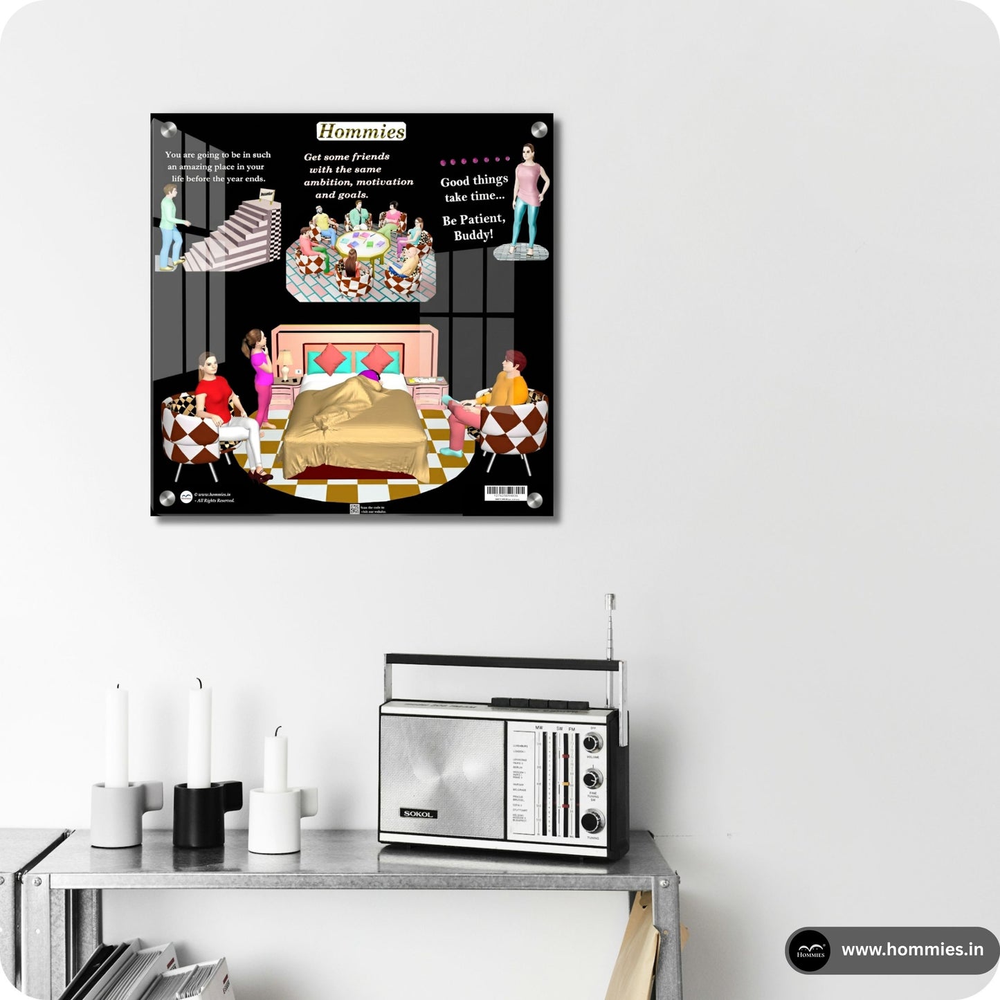 Life in Fragments | Hommies Premium Acrylic Print